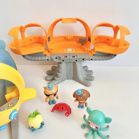 Octonauts Gup S Polar Explore Vehicle Captain Figure + Octopod Incomplete WORKS - Picture 8 of 12